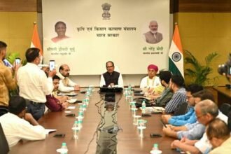 कृषि विकास दर 5 प्रतिशत बनाए रखना लक्ष्य : शिवराज सिंह चौहान