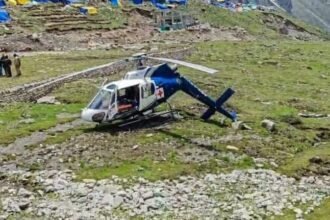 उत्तराखंड में एक बार फिर दिल दहला देने वाली घटना, केदारनाथ के पास हेलिकॉप्टर क्रैश, 7 की मौत