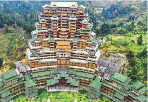 लकड़ी का 24 मंजिला चेजियांग ड्रम टॉवर, गिनीज वर्ल्ड रिकॉर्ड्स में दर्ज