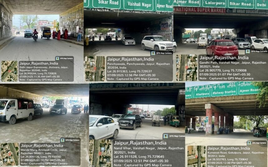 झोटवाड़ा में 10 महीने में 8 अंडरपासों पर सीमेंटिंग कार्य पूर्ण, कर्नल राज्यवर्धन राठौड़ की पहल लाई रंग