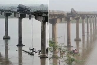 गुजरात में हुआ बड़ा हादसा : वडोदरा-आणंद को जोड़ने वाला पुल टूटा, महिसागर नदी में गिरी कई गाड़ियां, देखिए VIDEO