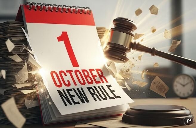 1 अक्टूबर 2025 से लागू नए सरकारी नियमों की सूची, रेलवे टिकट, UPI और एलपीजी सिलेंडर पर असर