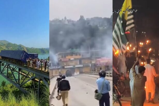 पीओके में प्रदर्शनकारियों और सुरक्षा बलों के बीच टकराव, स्थानीय सड़कों पर तनावपूर्ण माहौल।