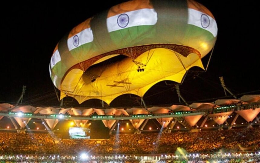 प्रधानमंत्री मोदी के विजन के साथ 2030 कॉमनवेल्थ गेम्स की मेजबानी के लिए तैयार अहमदाबाद का प्रस्तावित स्टेडियम