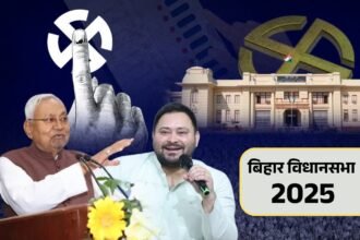 बिहार विधानसभा चुनाव 2025 के दूसरे चरण के प्रचार में प्रधानमंत्री नरेंद्र मोदी, मुख्यमंत्री नीतीश कुमार, तेजस्वी यादव, प्रियंका गांधी और अन्य नेताओं की जनसभा और रैलियों की तस्वीरें। नेताओं का भाषण, चुनावी पोस्टर और भारी भीड़।