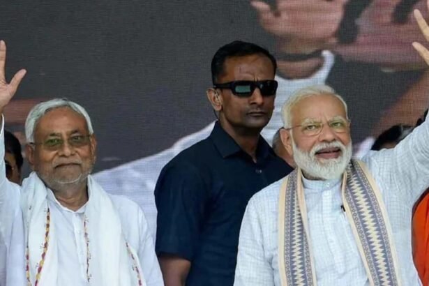 बिहार के नए मंत्रिमंडल का शपथ ग्रहण समारोह, मुख्यमंत्री नीतीश कुमार और डिप्टी सीएम सम्राट चौधरी सहित सभी मंत्री मंच पर