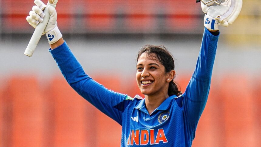 स्मृति मंधाना की बल्लेबाजी, महिला क्रिकेट में कैलेंडर ईयर में सबसे ज्यादा रन