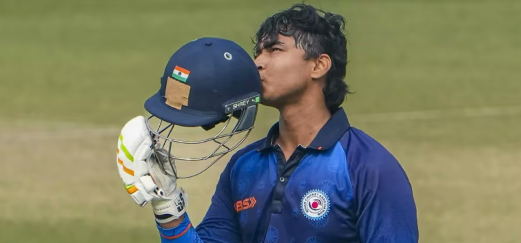 वैभव सूर्यवंशी ने विजय हजारे ट्रॉफी में 36 गेंदों में सेंचुरी बनाई और बिहार को 574/6 के विश्व रिकॉर्ड स्कोर तक पहुँचाया