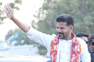 कोडांगल में जनसभा को संबोधित करते तेलंगाना मुख्यमंत्री अनुरमुला रेवंत रेड्डी