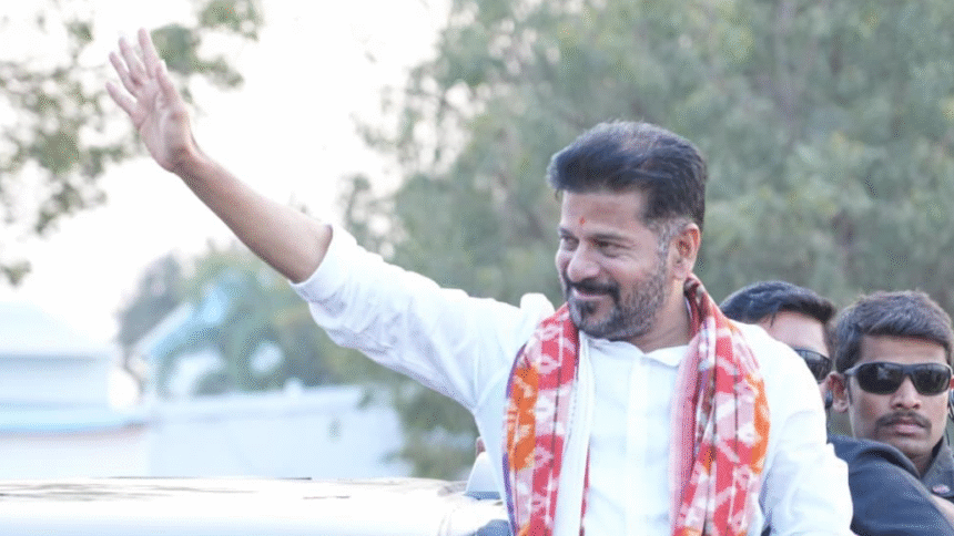 कोडांगल में जनसभा को संबोधित करते तेलंगाना मुख्यमंत्री अनुरमुला रेवंत रेड्डी