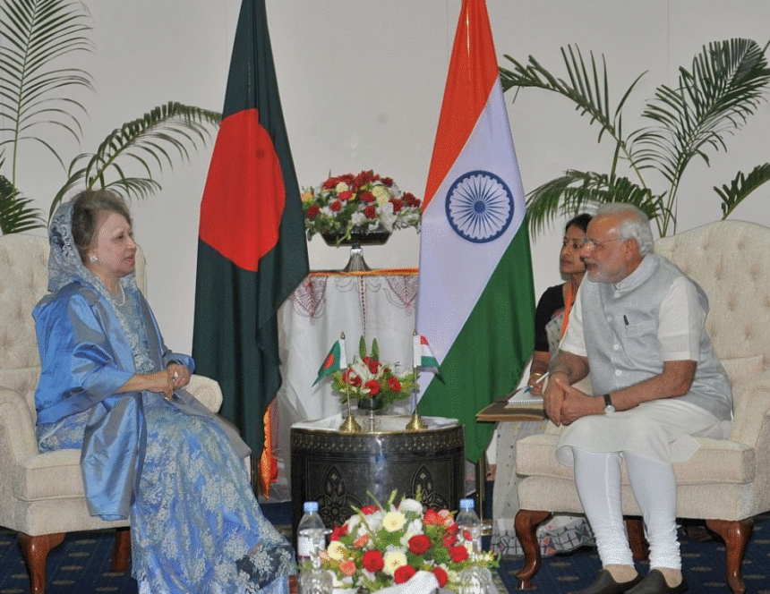 प्रधानमंत्री नरेंद्र मोदी खालिदा जिया के निधन पर संवेदना व्यक्त करते हुए