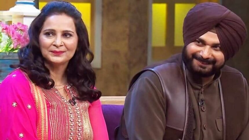 पंजाब कांग्रेस के नेताओं के साथ डॉ. नवजोत कौर सिद्धू, मुख्यमंत्री पद चयन पर विवादित बयान देते हुए।