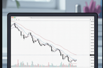 शेयर बाजार में गिरावट के दौरान बीएसई सेंसेक्स और एनएसई निफ्टी के आंकड़े