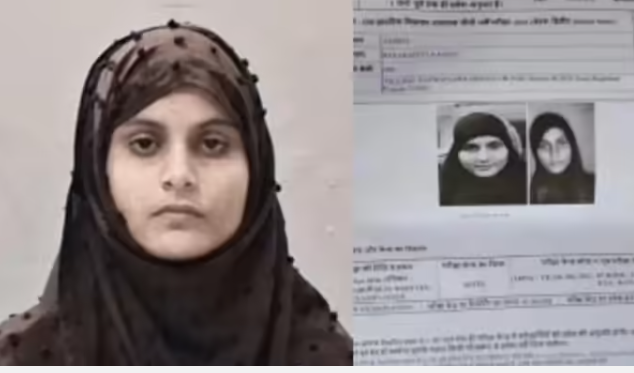 कोटा में रीट मेन्स परीक्षा केंद्र पर हिजाब पहनकर प्रवेश करने की कोशिश करती छात्रा अलीशा