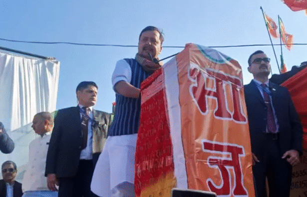 मथुरा दौरे पर भाजपा राष्ट्रीय अध्यक्ष नितिन नवीन का संबोधन