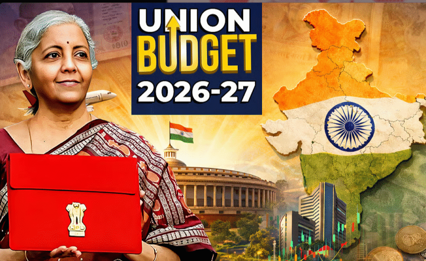 संसद में बजट 2026 पेश करतीं वित्त मंत्री निर्मला सीतारमण