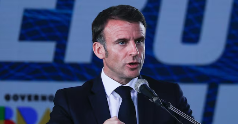 फ्रांसीसी राष्ट्रपति इमैनुएल मैक्रों भारतीय छात्रों के लिए शिक्षा और वीज़ा में आसानियों की घोषणा करते हुए, AIIMS दिल्ली में