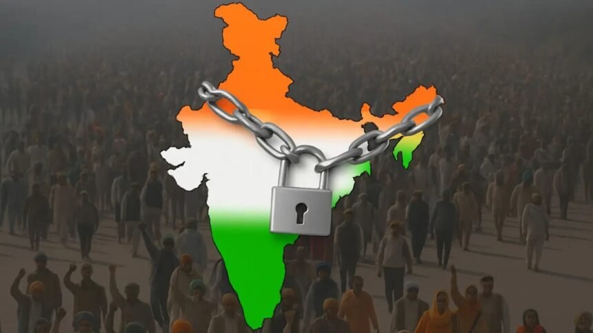 भारत बंद के दौरान ट्रेड यूनियन और किसान संगठनों का प्रदर्शन, बैंक और परिवहन सेवाओं पर असर