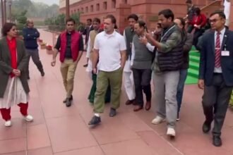 लोकसभा में हंगामे के बाद 8 विपक्षी सांसद निलंबित