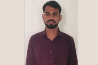 "यूपी ATS द्वारा गिरफ्तार भारतीय नौसेना के लांस नायक आदर्श कुमार उर्फ लकी, जिन पर पाकिस्तानी खुफिया एजेंसी ISI के लिए जासूसी करने का आरोप है।"