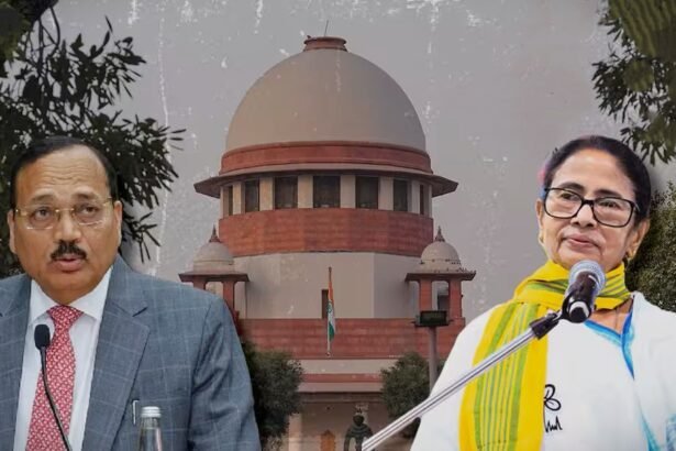 सुप्रीम कोर्ट की कार्यवाही और मालदा में सुरक्षा बलों की तैनाती का सांकेतिक चित्रण