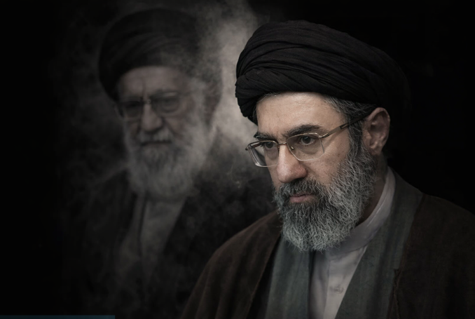 मध्य पूर्व के युद्ध क्षेत्र में तबाही और आसमान में उड़ते लड़ाकू विमानों का दृश्य