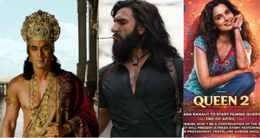 रणबीर कपूर का राम अवतार और रणवीर सिंह की धुरंधर 2 का पोस्टर.