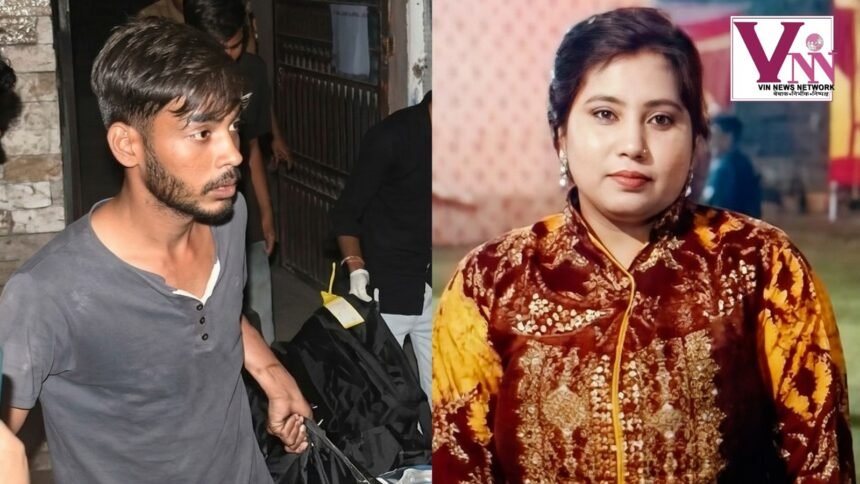 मेरठ के घर में संदिग्ध हालात में महिला की मौत के बाद जांच करती पुलिस