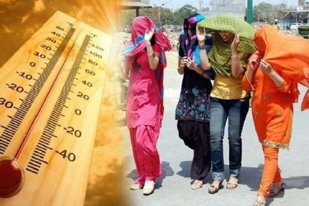 उत्तर प्रदेश में भीषण गर्मी के दौरान तपती सड़कें, खाली बाजार और तेज धूप में चलते लोग, मौसम विभाग द्वारा लू का अलर्ट जारी