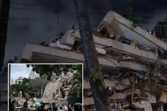 वेनेजुएला में आए भीषण भूकंप के बाद ढही हुई इमारतें, मलबे में चल रहा राहत और बचाव अभियान तथा प्रभावित लोगों की मदद करते बचावकर्मी