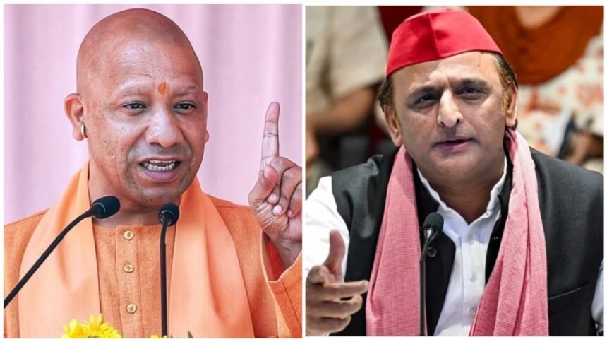 मुख्यमंत्री योगी आदित्यनाथ हाथरस जनसभा में अखिलेश यादव और समाजवादी पार्टी पर बयान देते हुए