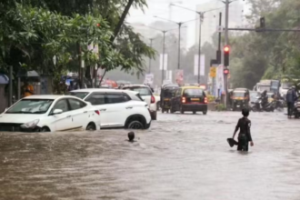 मुंबई बारिश : कई इलाकों में जलभराव