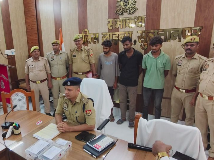 क्राइम ब्रांच और स्थानीय पुलिस की संयुक्त कार्रवाई में पकड़े गए आरोपी, अमेठी और मोतिगरपुर की घटनाओं का भी खुलासा