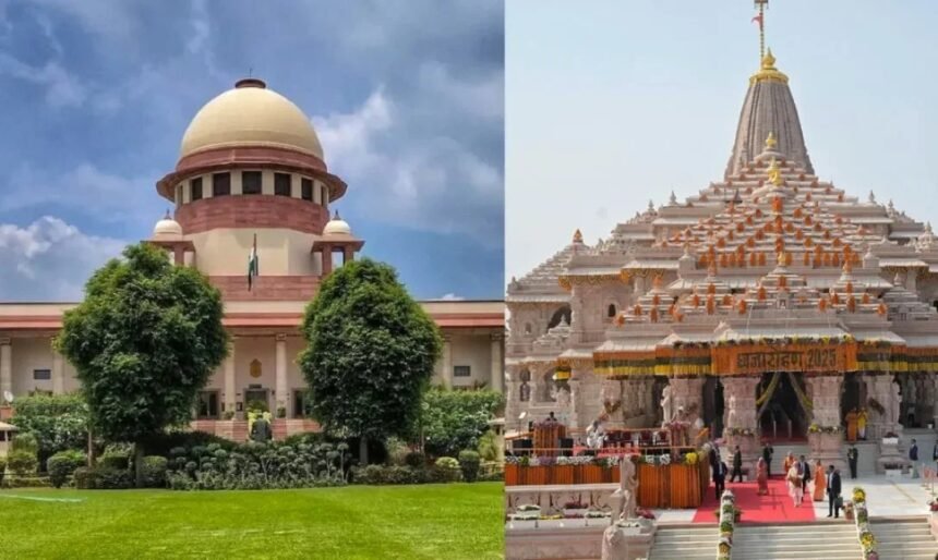 अयोध्या राम मंदिर चढ़ावा विवाद पर सुप्रीम कोर्ट में सुनवाई, CBI जांच और SIT गठन की मांग से जुड़ी प्रतीकात्मक तस्वीर